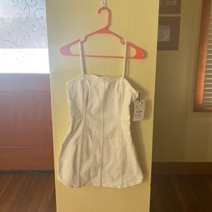 COPY - White Denim Dress from Zara, Size Medium